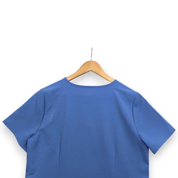 Figs Casma Three Pocket Scrub Top Womens Small Blue FW1100‎ - Picture 7 of 9